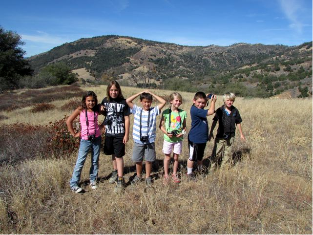 2014 Fall-Kids With Cameras on Volcan Mountain-Photo by Jeff Holt