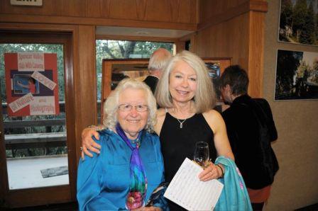 Janet Gastil & Kristi Holt ready to celebrate-Photo by Jeff Holt